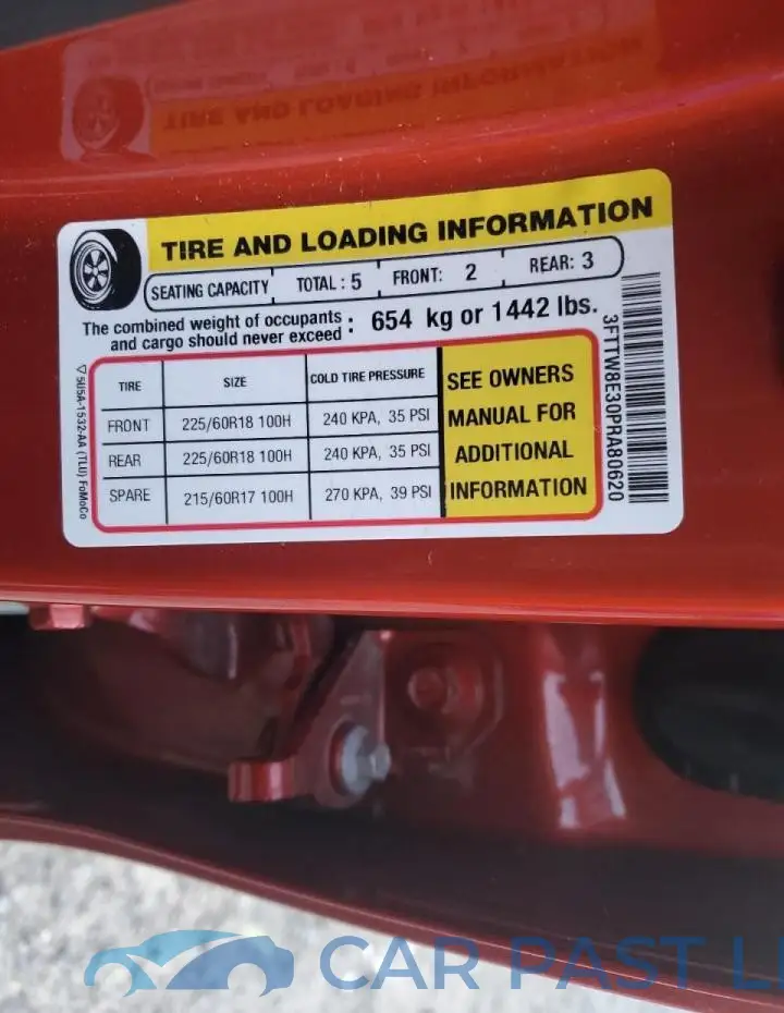 3FTTW8E30PRA80620# 12