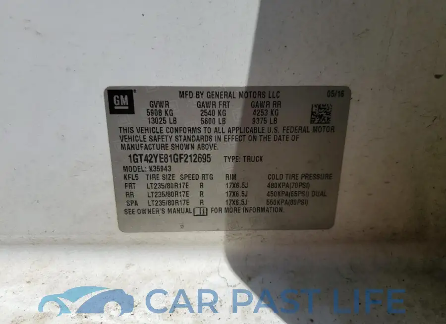 1GT42YE81GF212695# 12