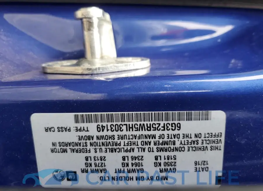 6G3F25RW5HL303149# 12