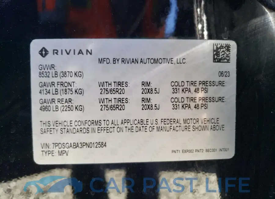7PDSGABA3PN012584# 13
