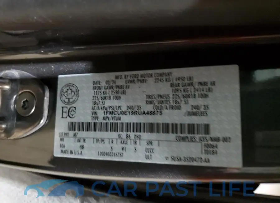 1FMCU0E19RUA48875# 13