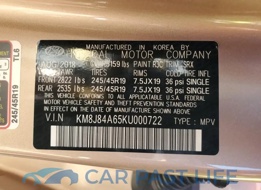 KM8J84A65KU000722# 13