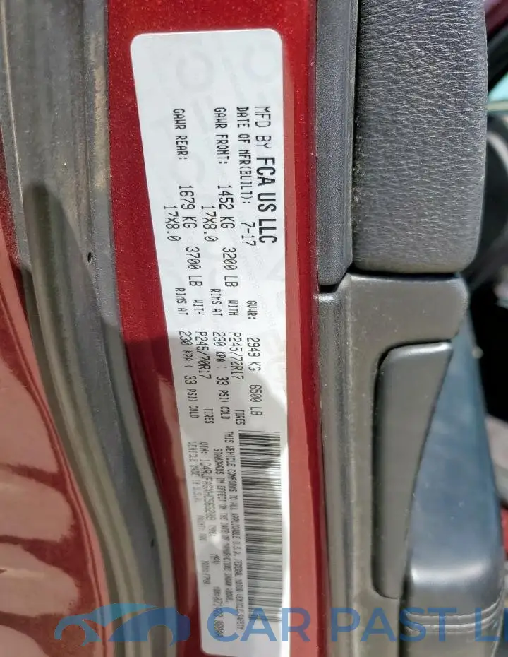 1C4RJFAGXHC963209# 13