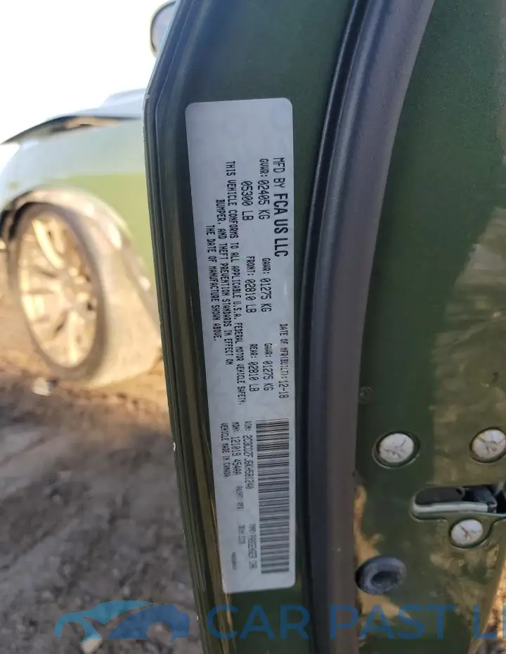 2C3CDZFJ6KH581240# 12