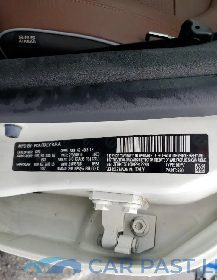 ZFBNF3B16MP942288# 13
