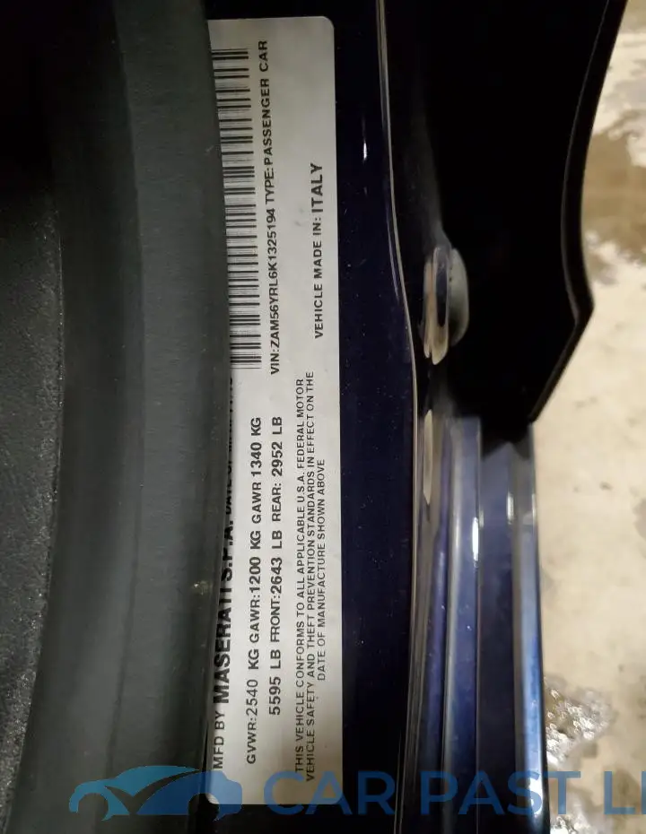 ZAM56YRL6K1325194# 13