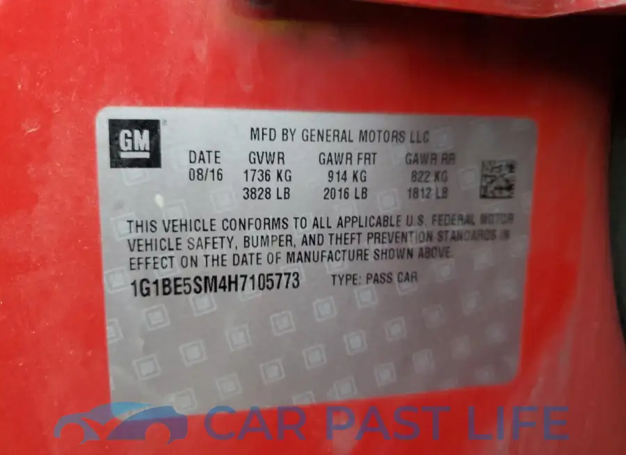 1G1BE5SM4H7105773# 12