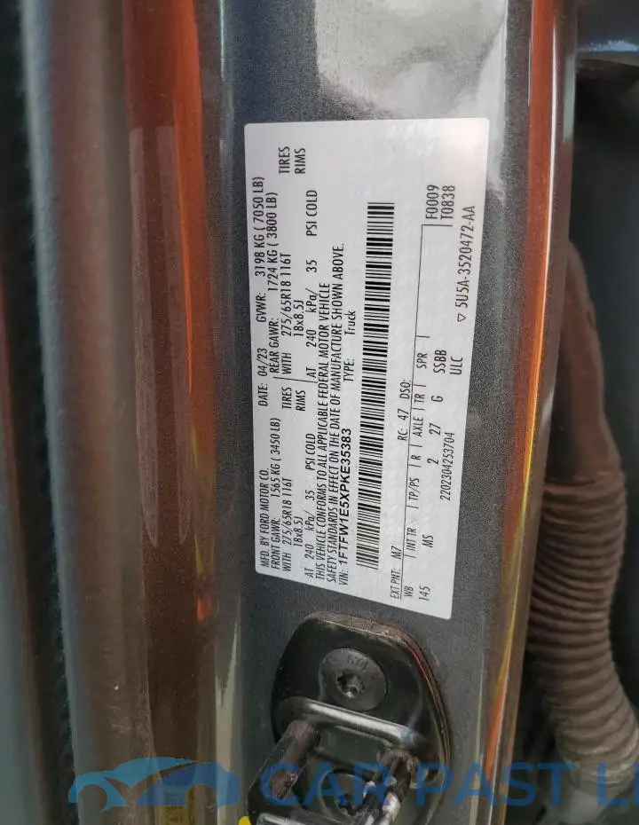 1FTFW1E5XPKE35383# 12