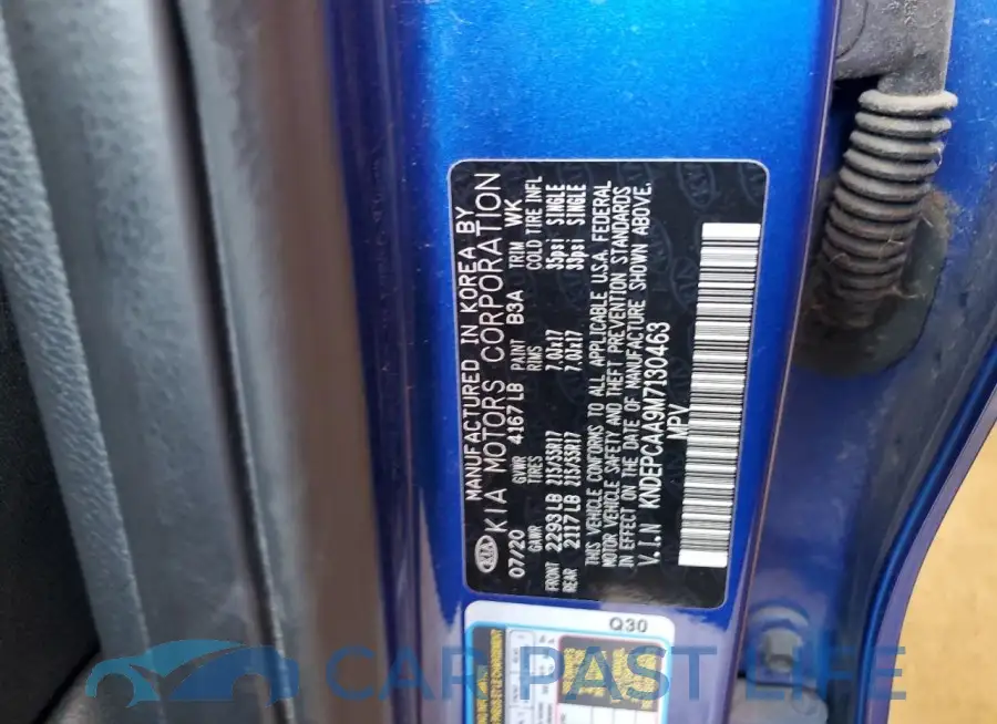 KNDEPCAA9M7130463# 13