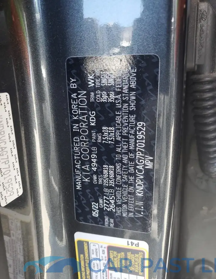 KNDPVCAG7P7019529# 12