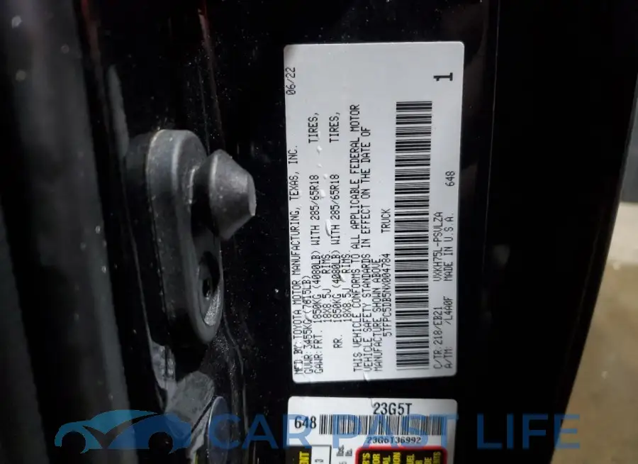 5TFPC5DB5NX004784# 12