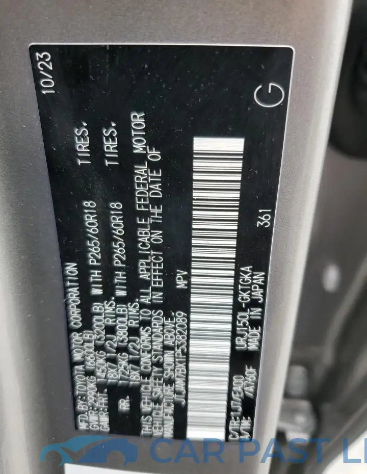 JTJAM7BX1P5382089# 13