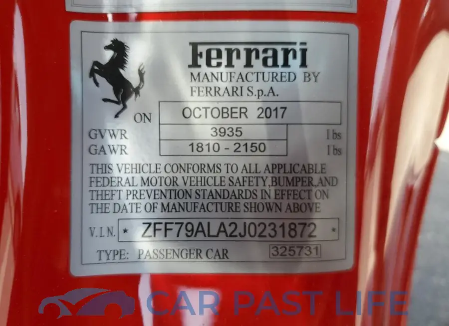 ZFF79ALA2J0231872# 12