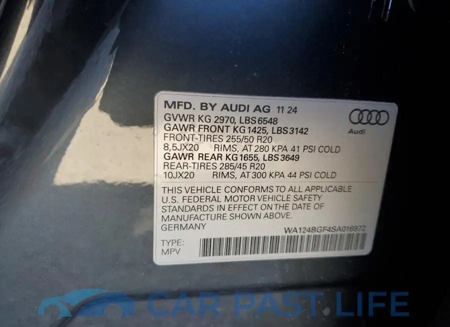 WA124BGF4SA016972# 14