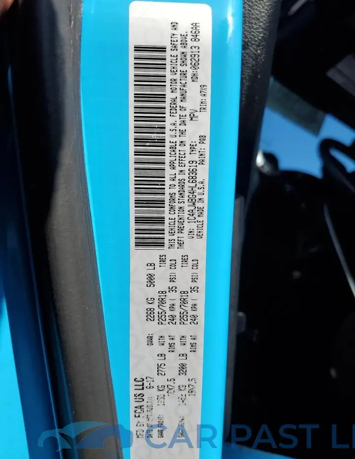 1C4AJWBG4HL683619# 13