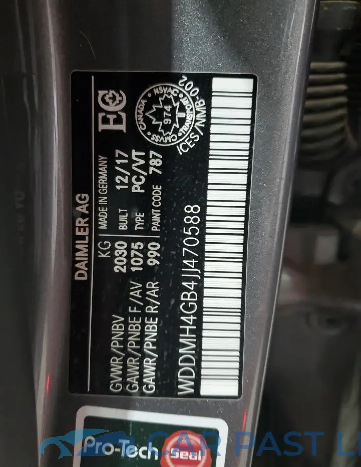 WDDMH4GB4JJ470588# 13