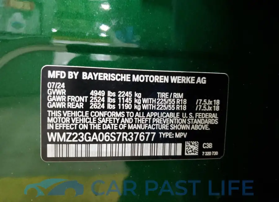 WMZ23GA06S7R37677# 13