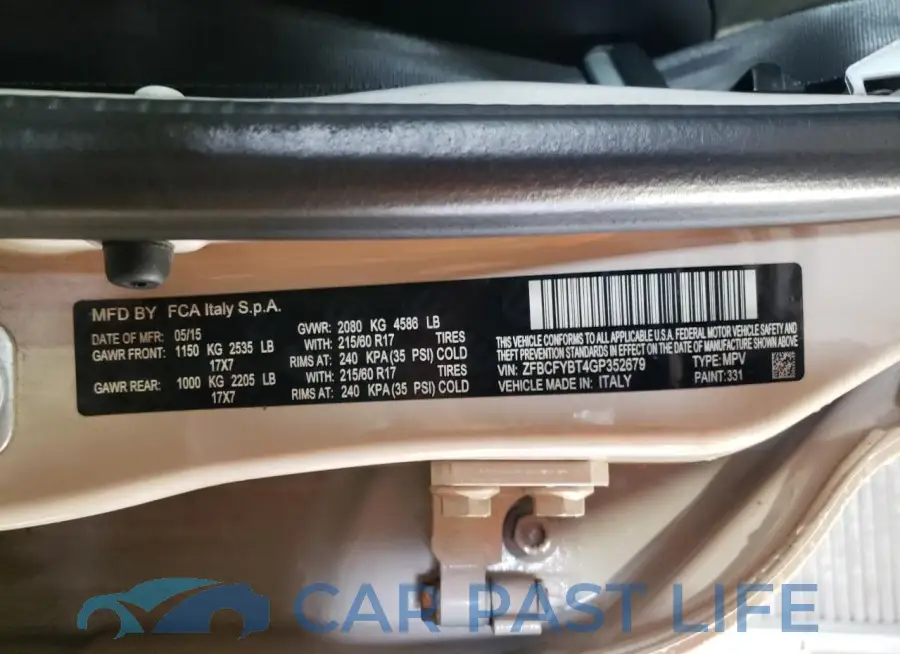 ZFBCFYBT4GP352679# 13