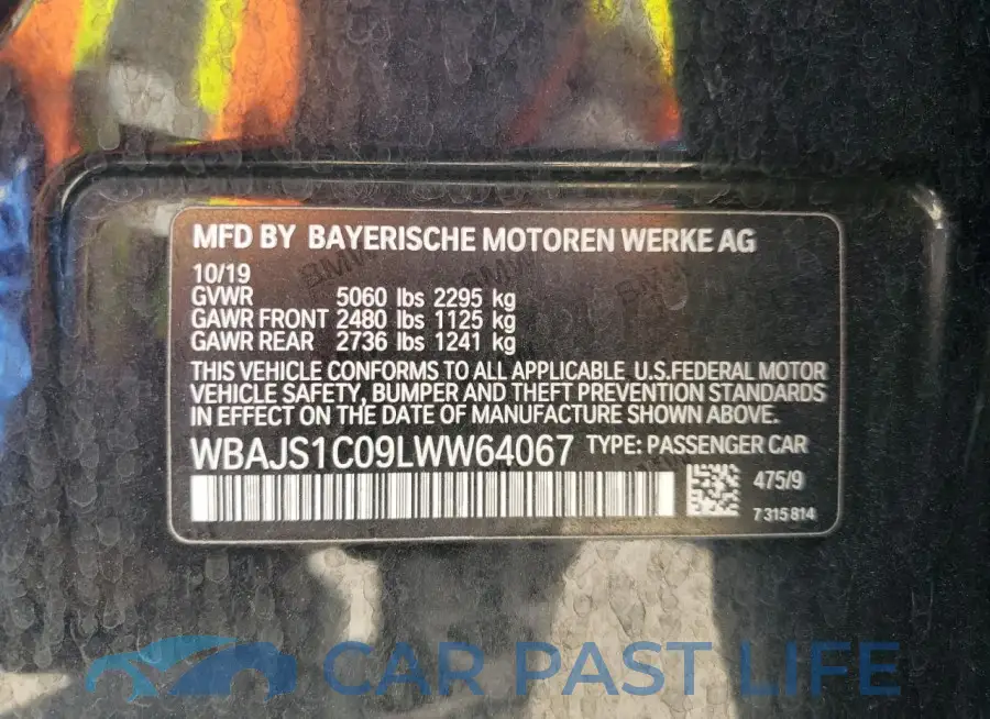 WBAJS1C09LWW64067# 13