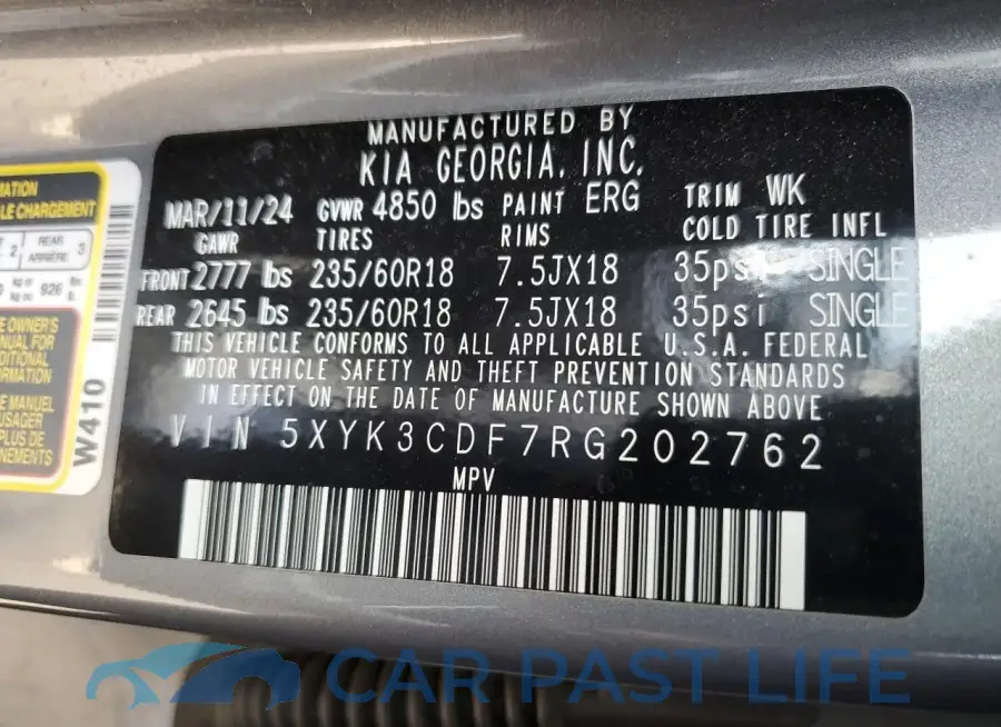 5XYK3CDF7RG202762# 13