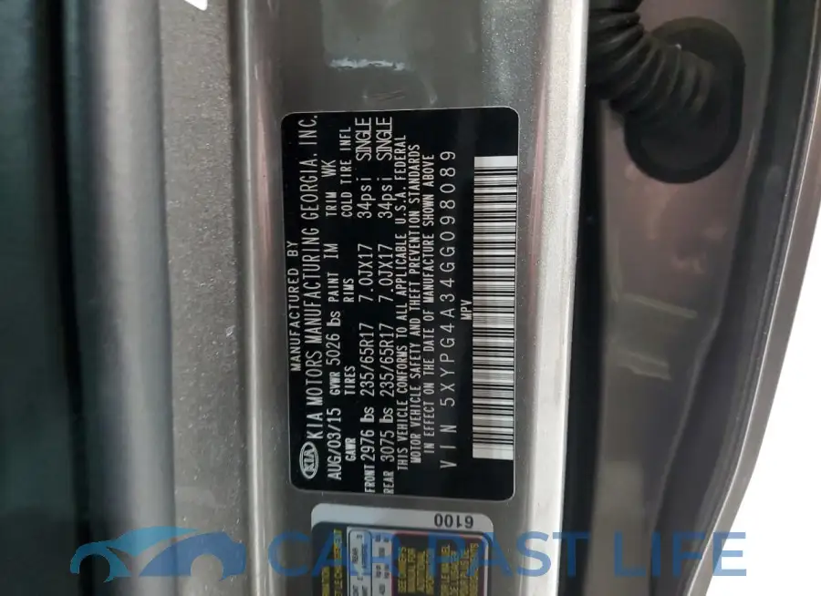 5XYPG4A34GG098089# 13