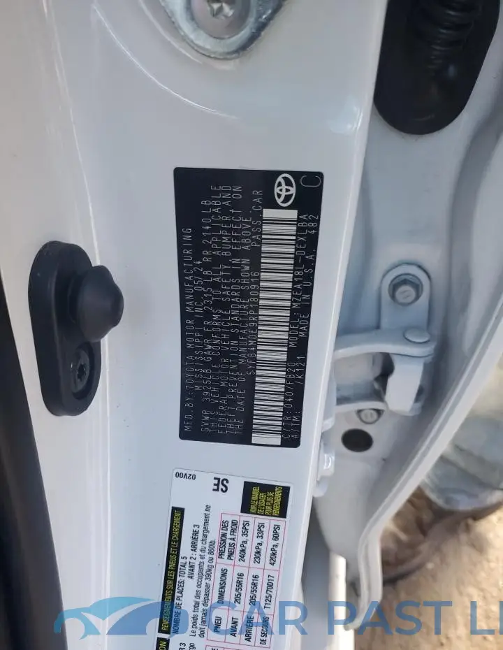 5YFB4MDE9RP180916# 12
