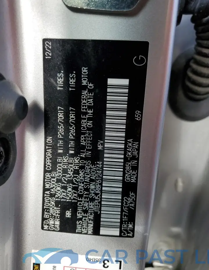 JTEPU5JR8P6124744# 13