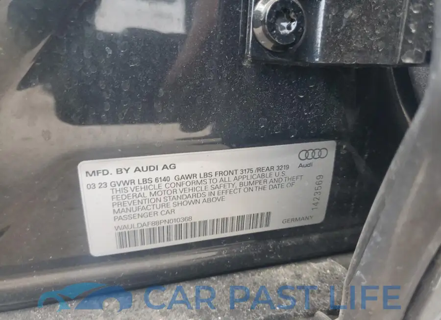 WAULDAF88PN010368# 12