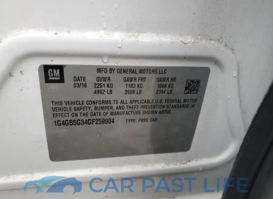 1G4GB5G34GF258904# 12