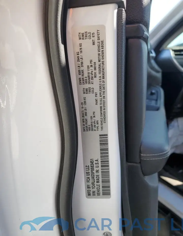 1C4RJJAG5P8883451# 14
