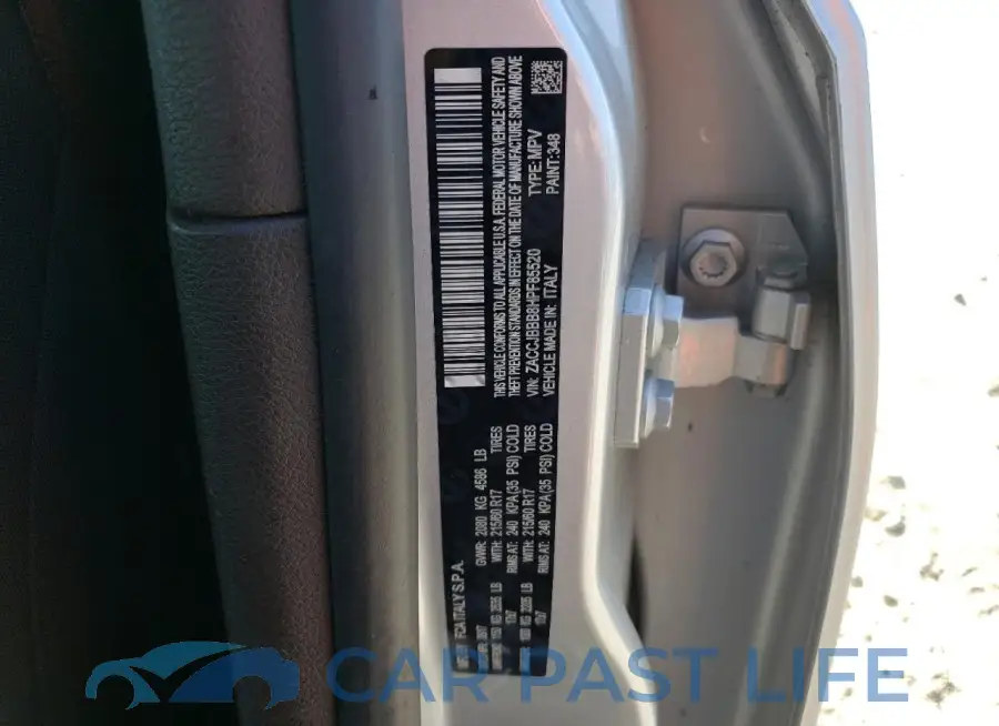 ZACCJBBB8HPF85520# 13