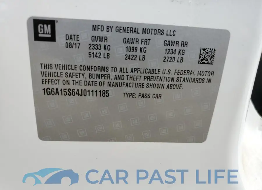 1G6A15S64J0111185# 12