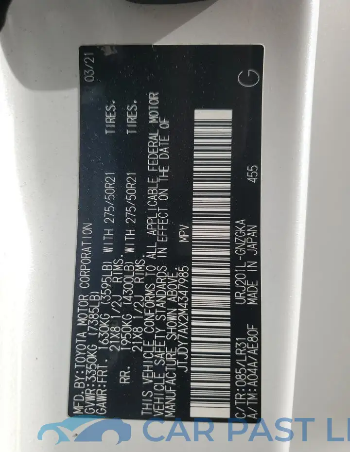 JTJDY7AX2M4347985# 13