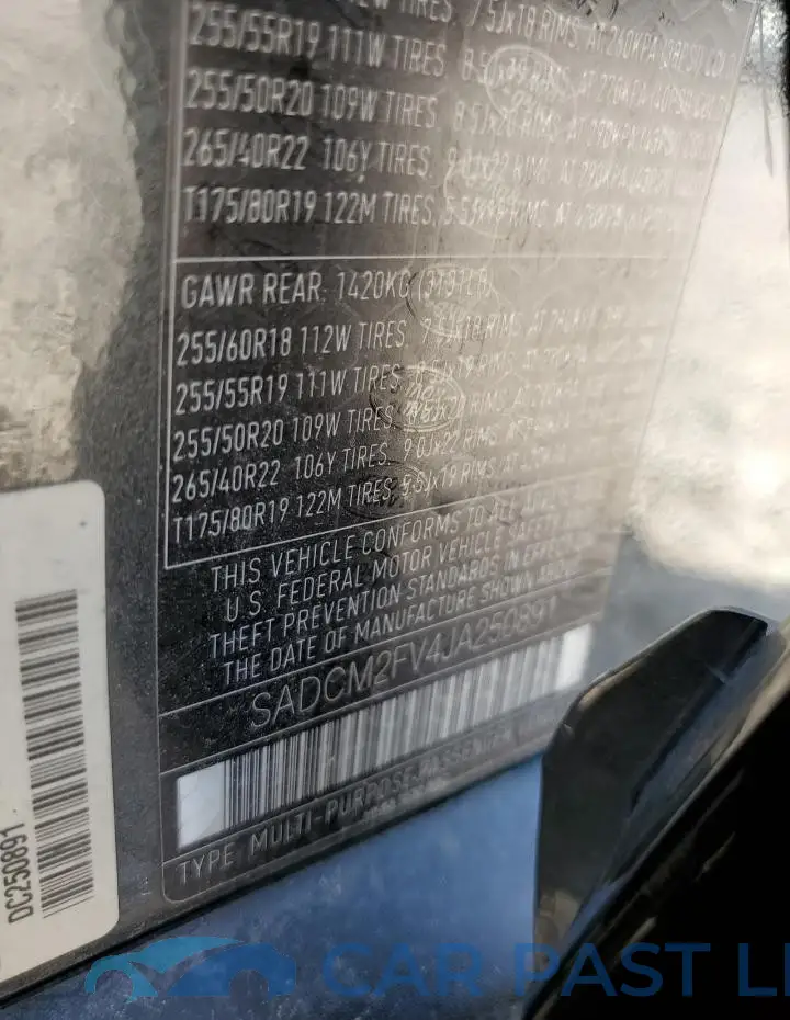 SADCM2FV4JA250891# 14