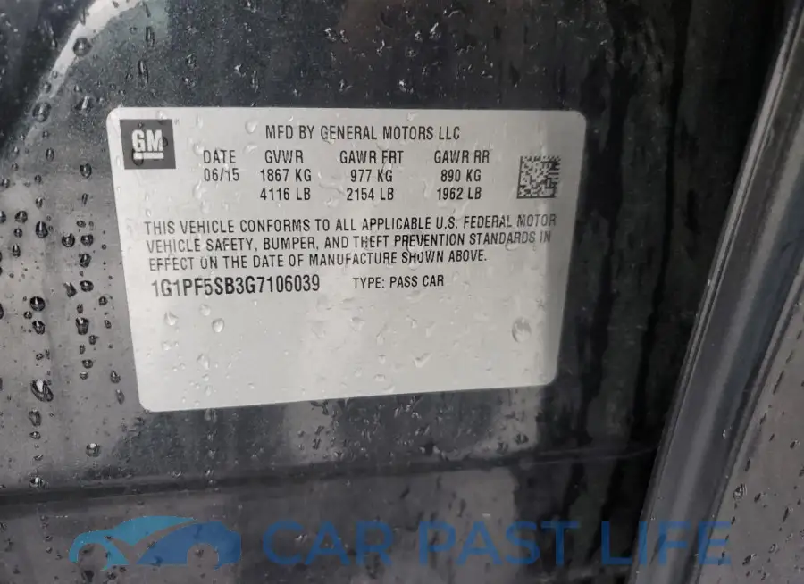 1G1PF5SB3G7106039# 12