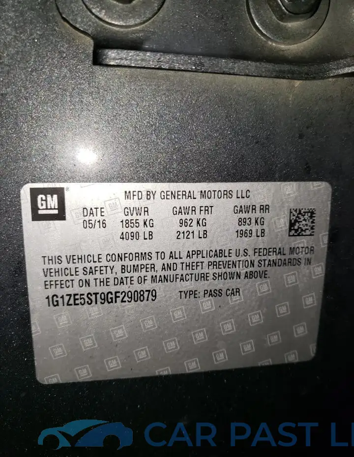 1G1ZE5ST9GF290879# 12