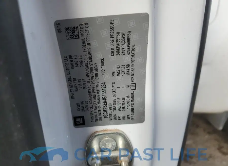 1GCHSBEA4G1351234# 12