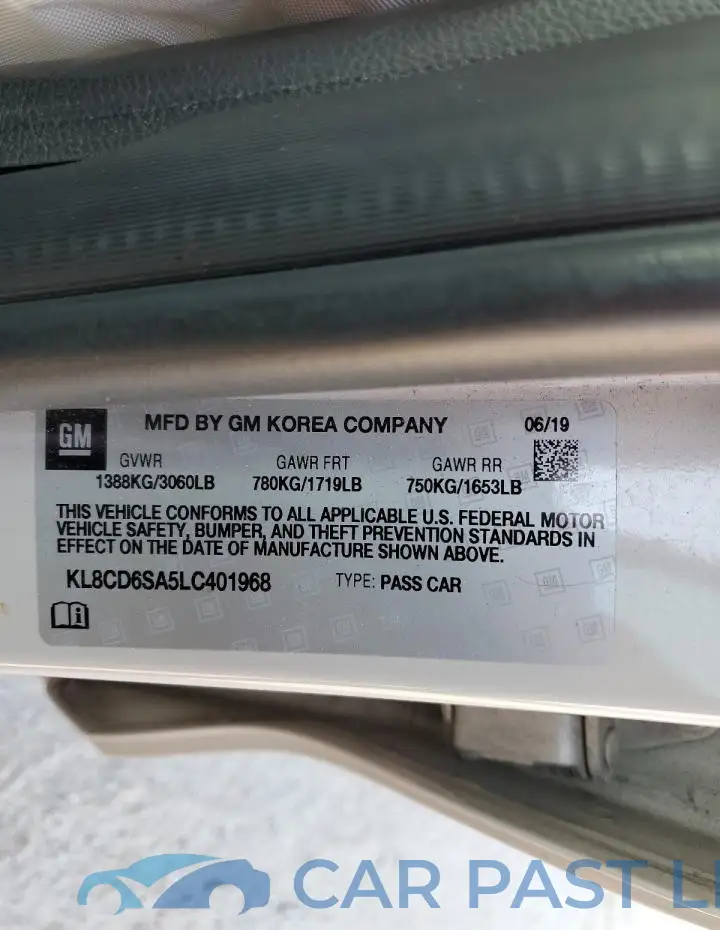 KL8CD6SA5LC401968# 13