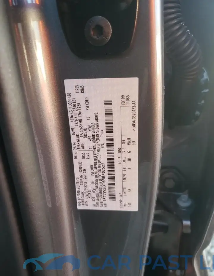 1FT7W2BT5REF07525# 13