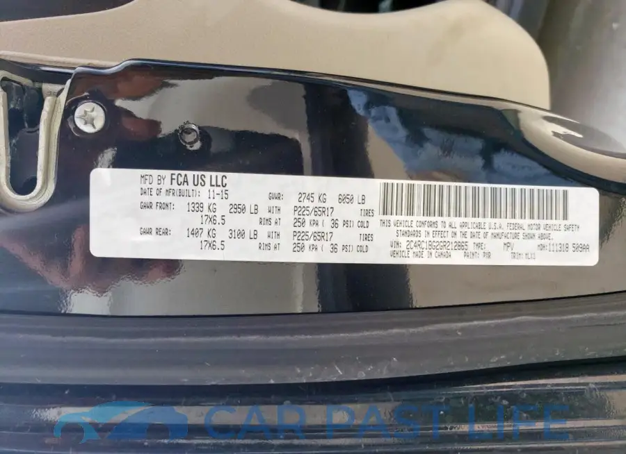 2C4RC1BG2GR212865# 13