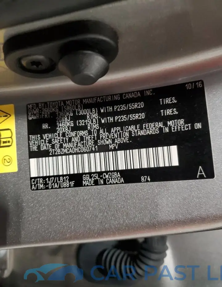 2T2BZMCA0HC060741# 14