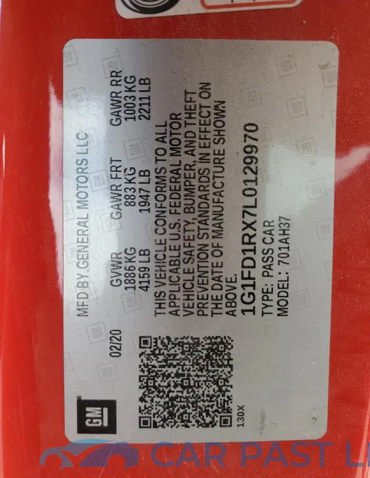 1G1FD1RX7L0129970# 13