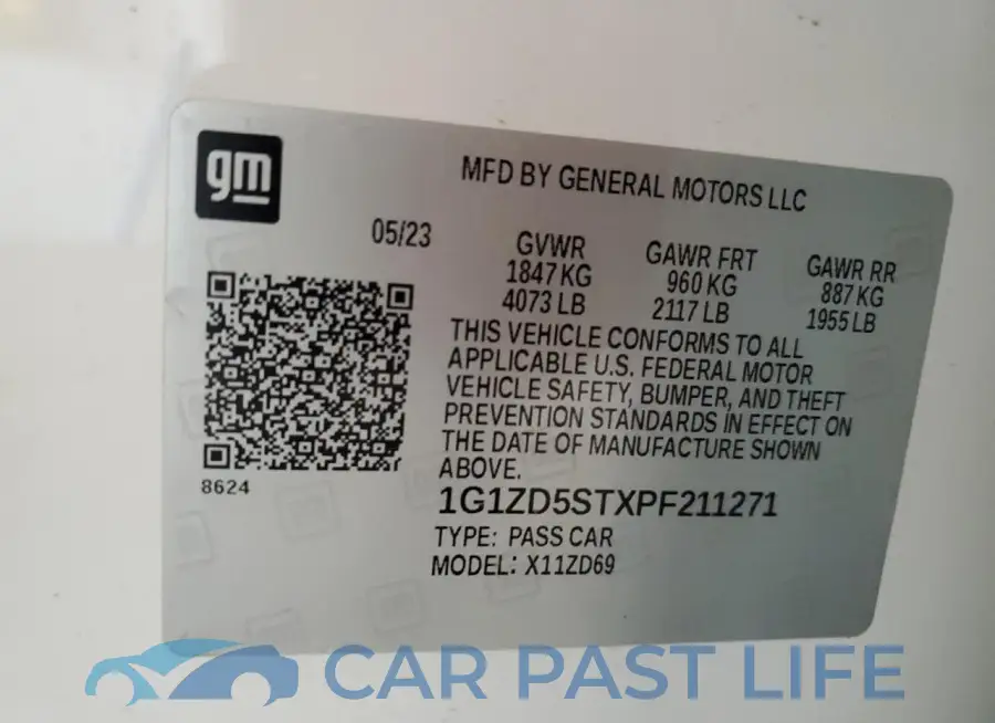 1G1ZD5STXPF211271# 12
