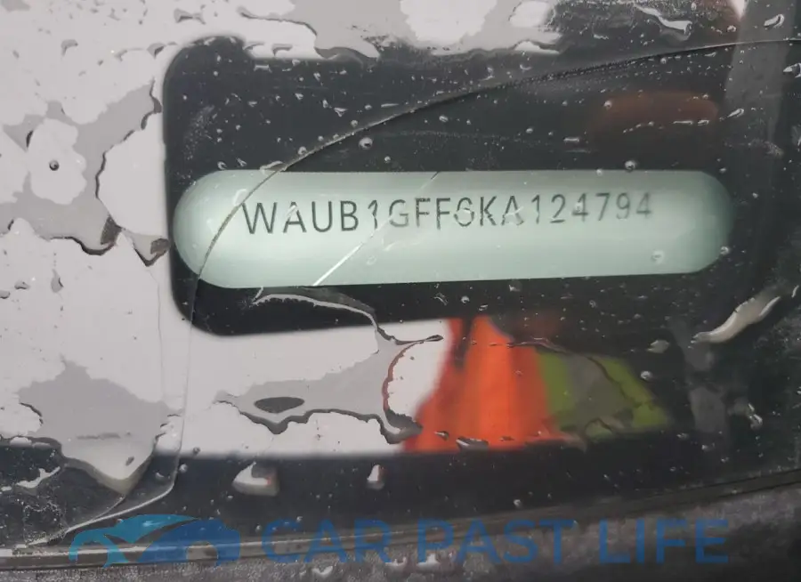 WAUB1GFF6KA124794# 13
