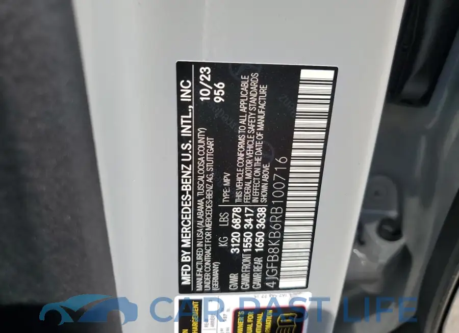 4JGFB8KB6RB100716# 13