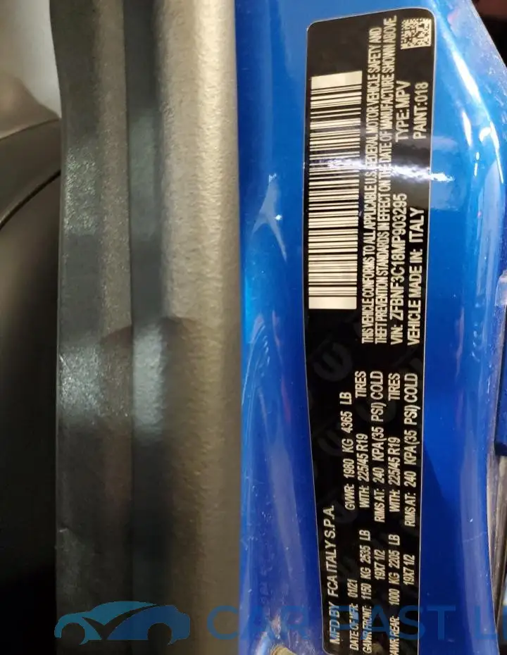 ZFBNF3C18MP903295# 13