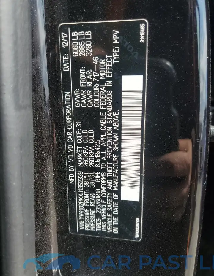 YV4102PKXJ1352339# 13