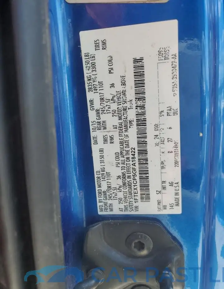 1FTEX1CP5GFA18422# 12