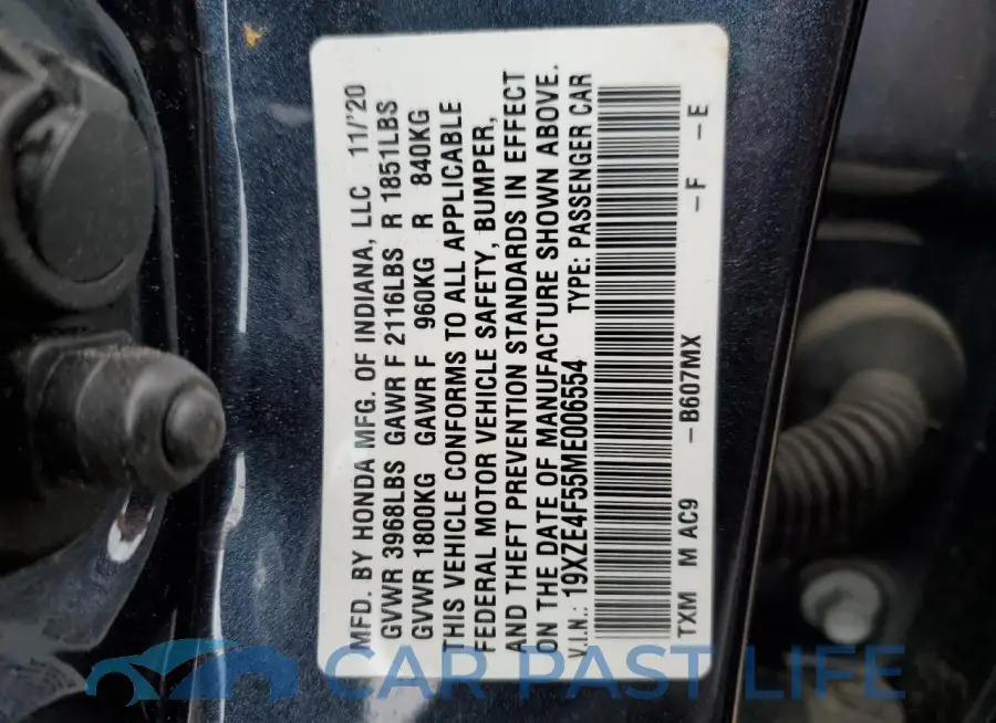 19XZE4F55ME006554# 12
