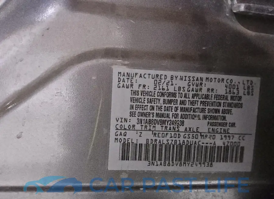 3N1AB8DV8MY249938# 12